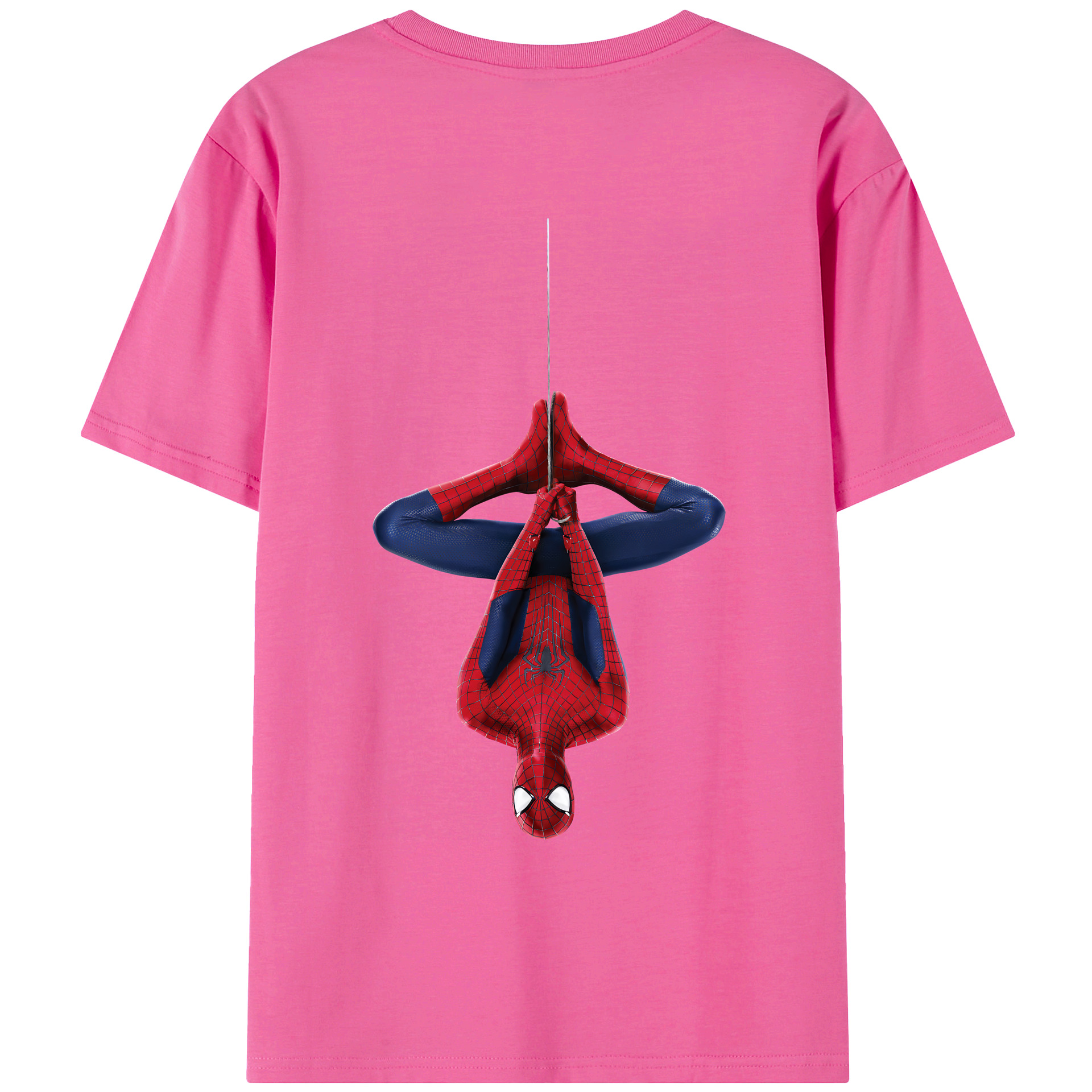 （画像用） Spider Man スパイダーマン レディース半袖Tシャツ(バックプリント)